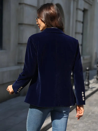 Fallon | Elegant Velvet Blazer