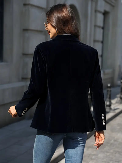Fallon | Elegant Velvet Blazer