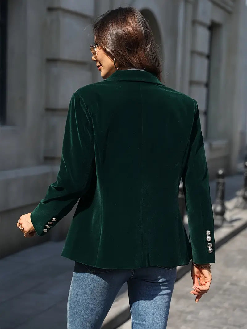 Fallon | Elegant Velvet Blazer
