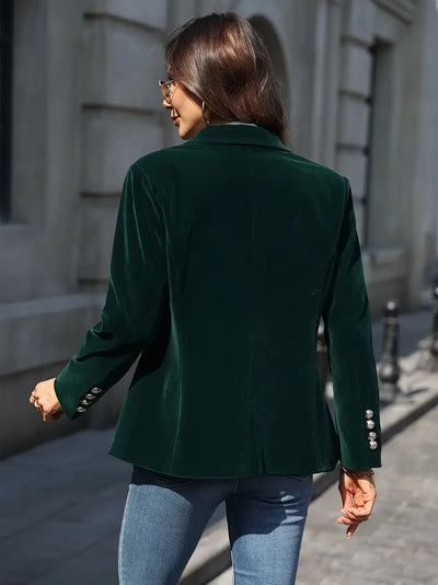 Fallon | Elegant Velvet Blazer